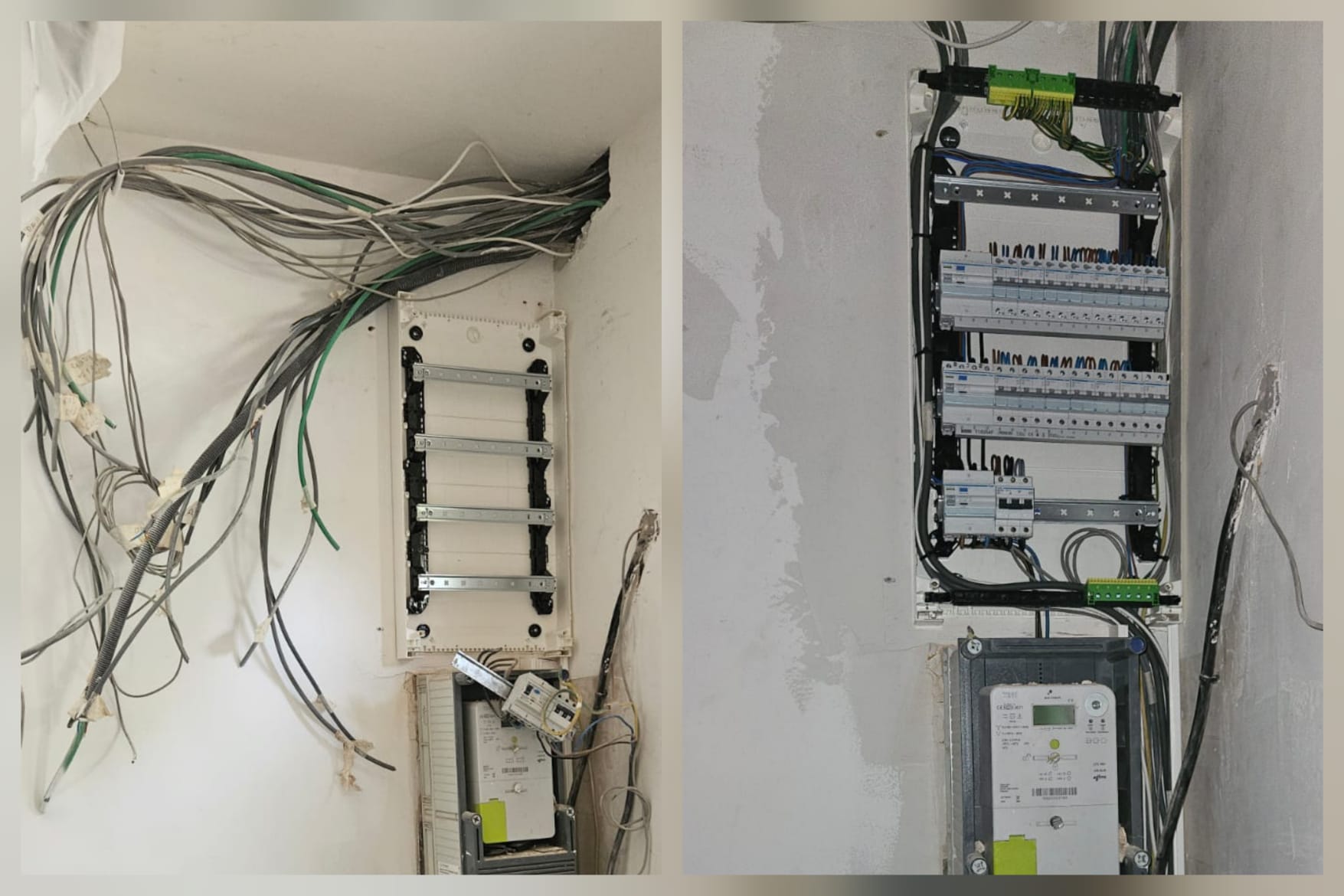 Travail réalisé - Électricité